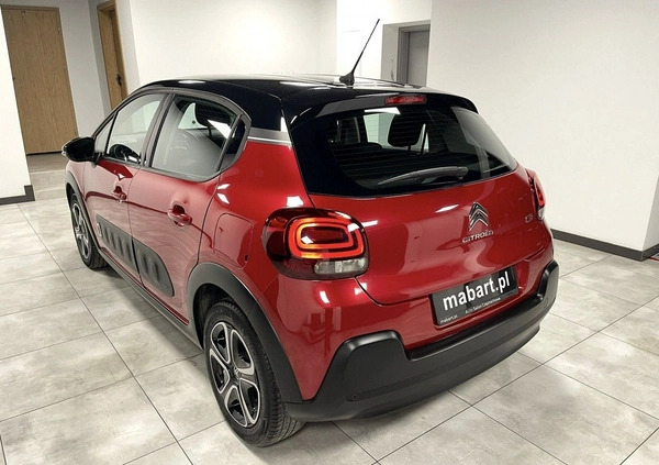 Citroen C3 cena 53900 przebieg: 70000, rok produkcji 2018 z Tychy małe 704